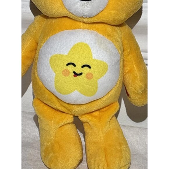 Care Bears Laugh A Lot Bear Basic Fun 2021 Plush Stuffed Animal Smiling Sunshine - Picture 4 of 8